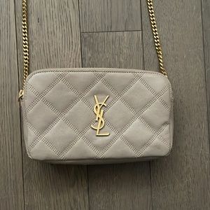 YSL Beige Camera Bag